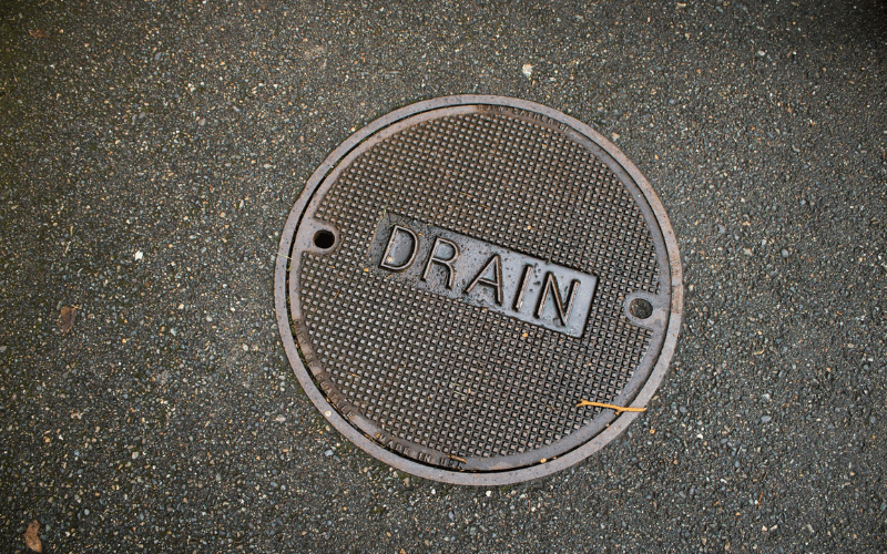 Drain camera survey access point in Bristol property drainage system